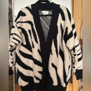 Anthropologie - Zebra Print Cardigan